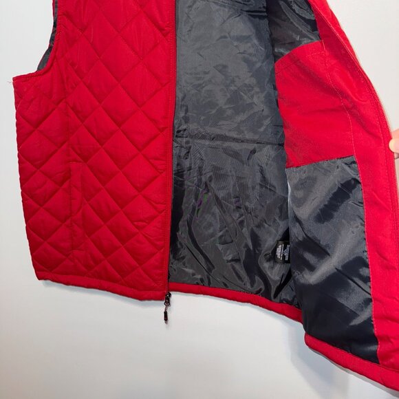 Hawke & Co Mens Quilted Red Vest Size L Polyester Performance Outerwear - Picture 5 of 6